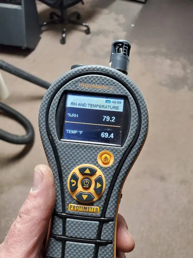 Moisture meter humidity assessment for Fire & Smoke Damage Restoration in Richardson